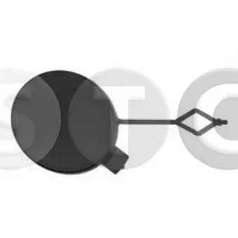 STC T491026 - Recouvrement de pare-chocs, dispositif d'attelage avant gauche