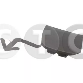 Recouvrement de pare-chocs, dispositif d'attelage avant gauche STC [T491030]