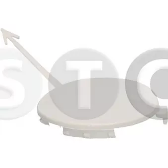 STC T491067 - Recouvrement de pare-chocs, dispositif d'attelage avant gauche