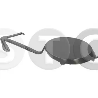 STC T491083 - Recouvrement de pare-chocs, dispositif d'attelage avant gauche