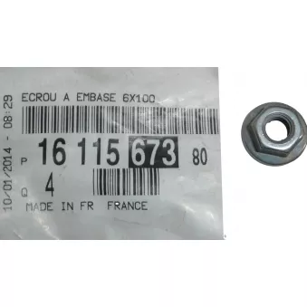écrou OE 1611567380 pour OPEL CROSSLAND X 1.6 Turbo D - 116cv