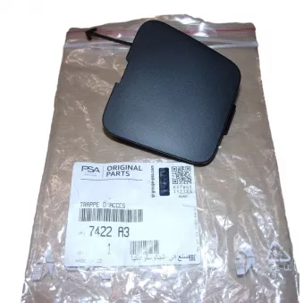 Recouvrement de pare-chocs, dispositif d'attelage OE 7422A3 pour CITROEN C1 1.0 - 68cv