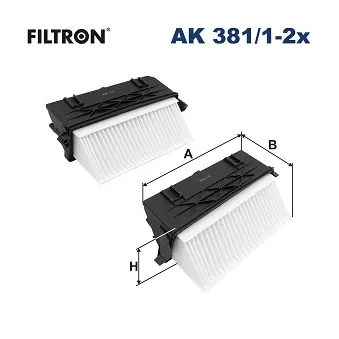 Filtre à air FILTRON AK 381/1-2x
