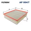 Filtre à air FILTRON [AP 004/7]