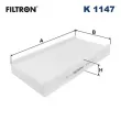 FILTRON K 1147 - Filtre, air de l'habitacle