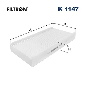 FILTRON K 1147 - Filtre, air de l'habitacle