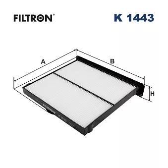 Filtre, air de l'habitacle FILTRON K 1443