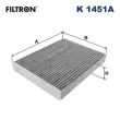 FILTRON K 1451A - Filtre, air de l'habitacle