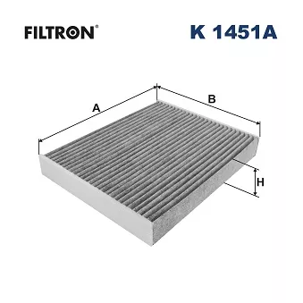 Filtre, air de l'habitacle FILTRON K 1451A