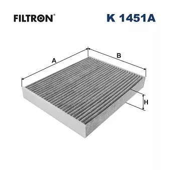 FILTRON K 1451A - Filtre, air de l'habitacle