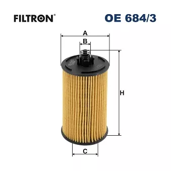 Filtre à huile FILTRON OE 684/3