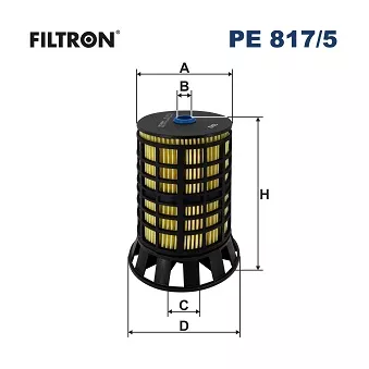 Filtre à carburant FILTRON PE 817/5