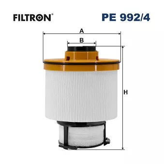 Filtre à carburant FILTRON PE 992/4