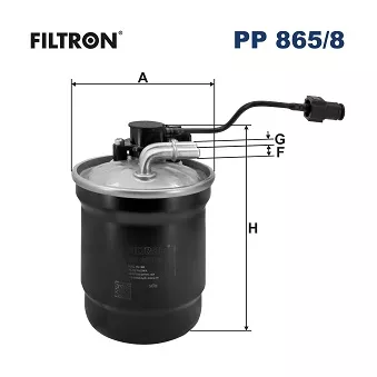 Filtre à carburant FILTRON PP 865/8