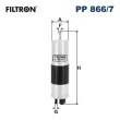 Filtre à carburant FILTRON [PP 866/7]