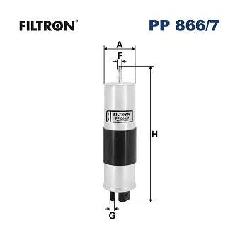 Filtre à carburant FILTRON PP 866/7