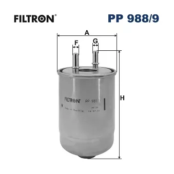 Filtre à carburant FILTRON PP 988/9