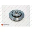EUROREPAR 1686717180 - Jeu de 2 disques de frein avant