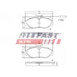 FAST FT29007HD - Jeu de 4 plaquettes de frein avant