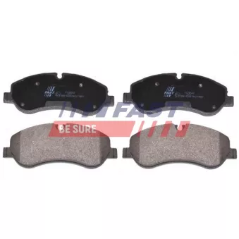 Jeu de 4 plaquettes de frein avant FAST FT29549