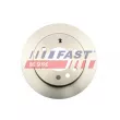 FAST FT31151 - Jeu de 2 disques de frein arrière