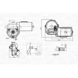 MAGNETI MARELLI 064371800010 - Moteur d'essuie-glace