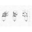MAGNETI MARELLI 064372300010 - Moteur d'essuie-glace