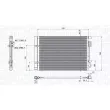 Condenseur, climatisation MAGNETI MARELLI [350203100800]