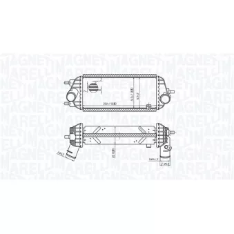 Intercooler, échangeur MAGNETI MARELLI OEM 282712A550