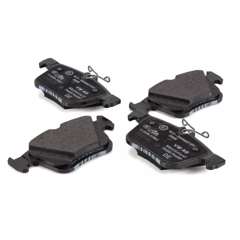 Jeu de 4 plaquettes de frein arrière OE 5Q0698451Q - Visuel 1