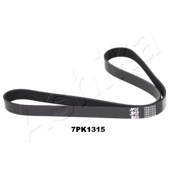 Courroie trapézoïdale à nervures ASHIKA 112-7PK1315