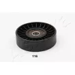 ASHIKA 129-01-116 - Poulie renvoi/transmission, courroie trapézoïdale à nervures
