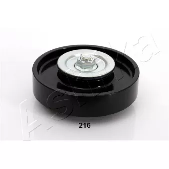 Poulie renvoi/transmission, courroie trapézoïdale à nervures ASHIKA 129-02-216