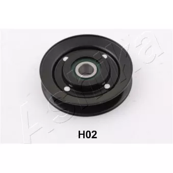 Poulie renvoi/transmission, courroie trapézoïdale à nervures ASHIKA 129-0H-H02