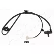 ASHIKA 151-02-226 - Capteur, vitesse de roue avant droit 