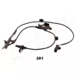 ASHIKA 151-02-281 - Capteur, vitesse de roue avant droit 