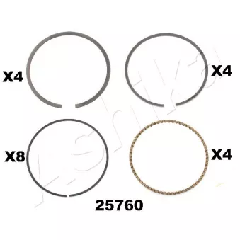 Segment de piston ASHIKA 34-25760