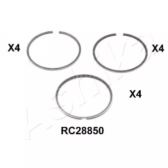 Segment de piston ASHIKA 34-28850