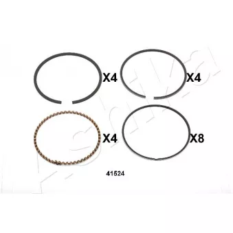 Segment de piston ASHIKA 34-41524