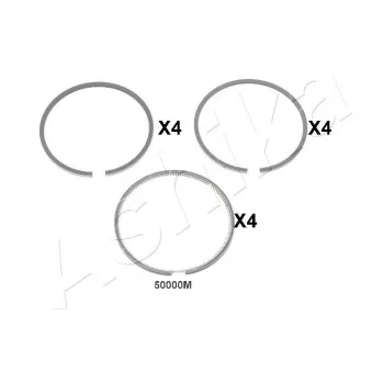 Segment de piston ASHIKA 34-50000M