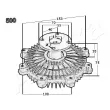 ASHIKA 36-05-500 - Embrayage, ventilateur de radiateur