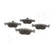 ASHIKA 50-00-0036 - Jeu de 4 plaquettes de frein avant