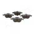 ASHIKA 50-00-0045 - Jeu de 4 plaquettes de frein avant