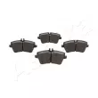 ASHIKA 50-00-0067 - Jeu de 4 plaquettes de frein avant