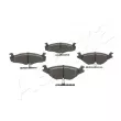 ASHIKA 50-00-0078 - Jeu de 4 plaquettes de frein avant