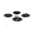 ASHIKA 50-00-0081 - Jeu de 4 plaquettes de frein avant
