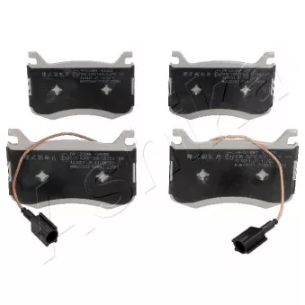 Jeu de 4 plaquettes de frein avant ASHIKA OEM 77367676