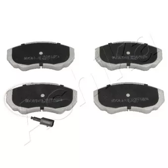 Jeu de 4 plaquettes de frein avant ASHIKA OEM 0006000629136