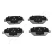 ASHIKA 50-00-0418 - Jeu de 4 plaquettes de frein avant