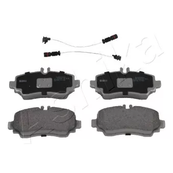 Jeu de 4 plaquettes de frein avant ASHIKA OEM A1684201220
